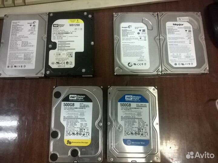 Жесткие диски IDE, SATA