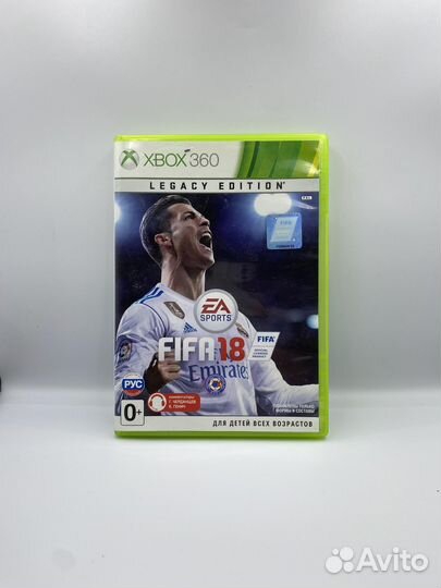 FIFA 18 xbox 360 (б/у, рус.)