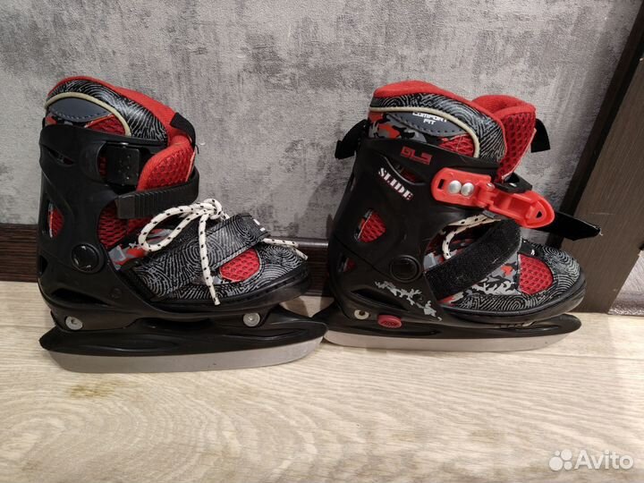 Коньки детские раздвижные 27 30 для мальчика