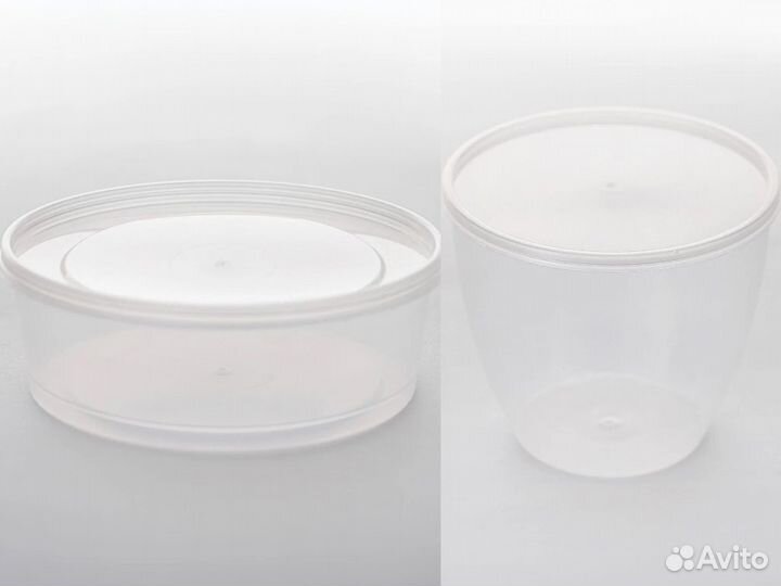 Пластиковых изделие пищевое от 150мл. до 1400мл