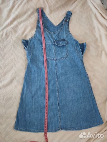 Джинсовый сарафан для беременных