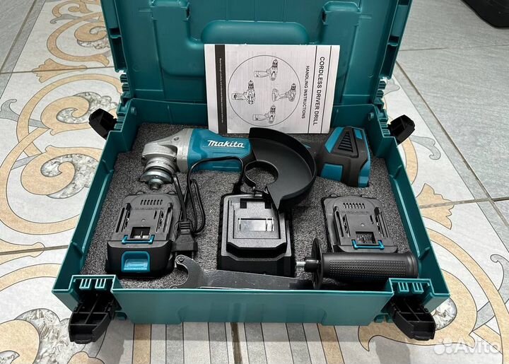 Аккумуляторная болгарка Makita 125мм (Арт.87423)