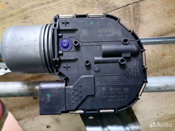 Трапеция дворников skoda octavia a7