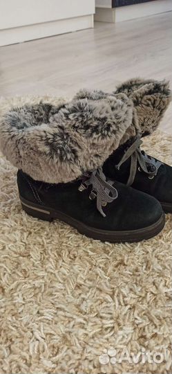 Ботинки Юничел 35р зимние, натур