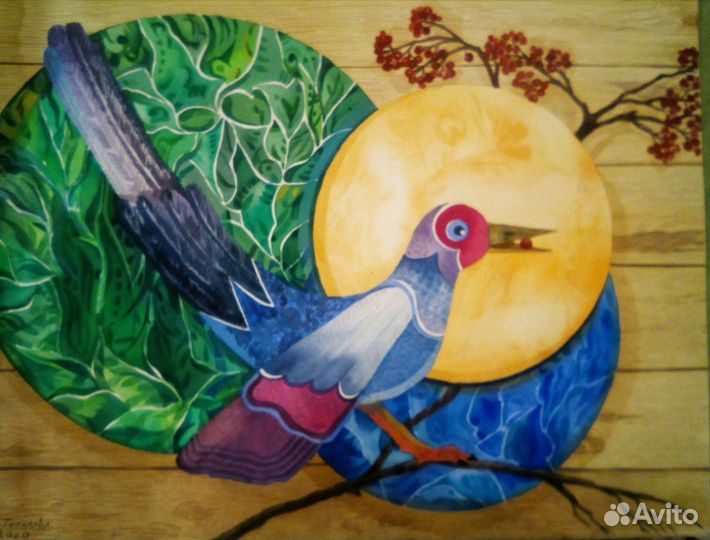 Картина акварельная