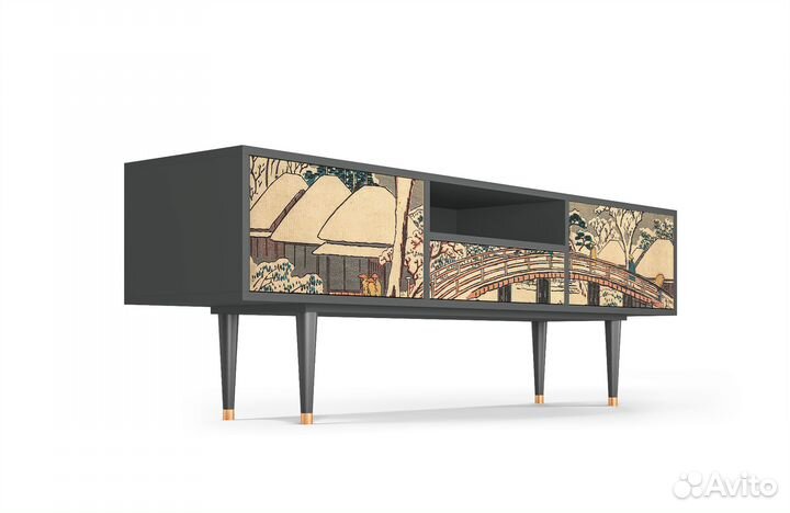 Тв-тумба T6 - Антрацит - Katabira River