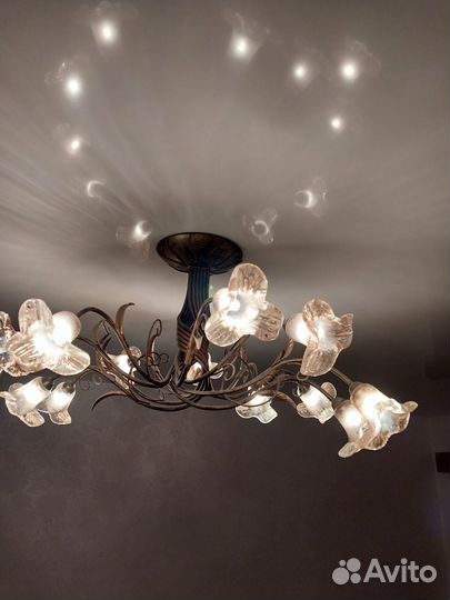 Люстра потолочная Италия Светильник Свет