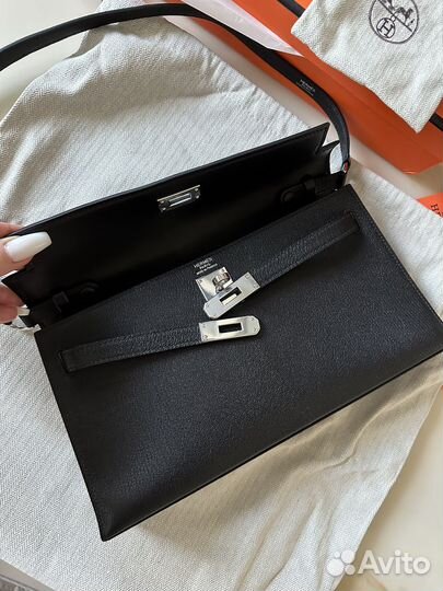 Hermes Kelly Elan Chevre оригинал