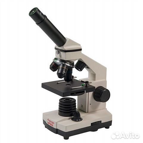 Микроскоп школьный Эврика 40х-1280х с видеоокуляр