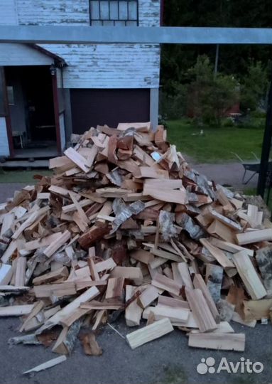 Дрова колотые сухие