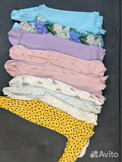 Вещи пакетом на девочку 62 - 68