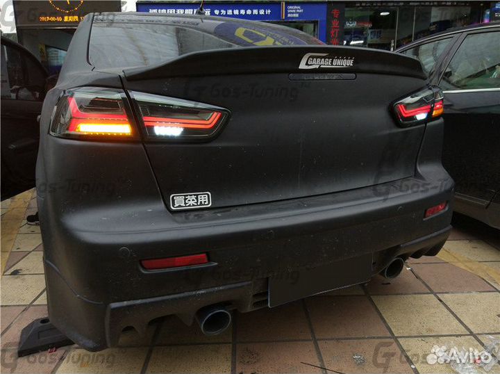 Тюнинг задние фонари оптика Mitsubishi Lancer 10