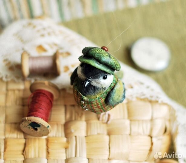 Ватные елочные игрушки 