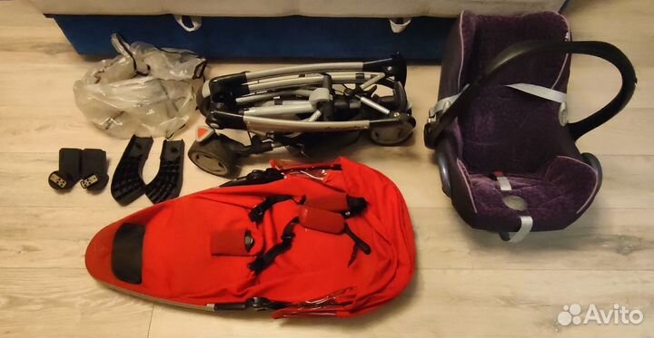 Коляска Quinny zapp и люлька Maxi-Cosi