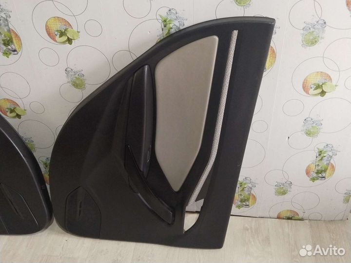 Дверные карты Лада Веста кросс задние