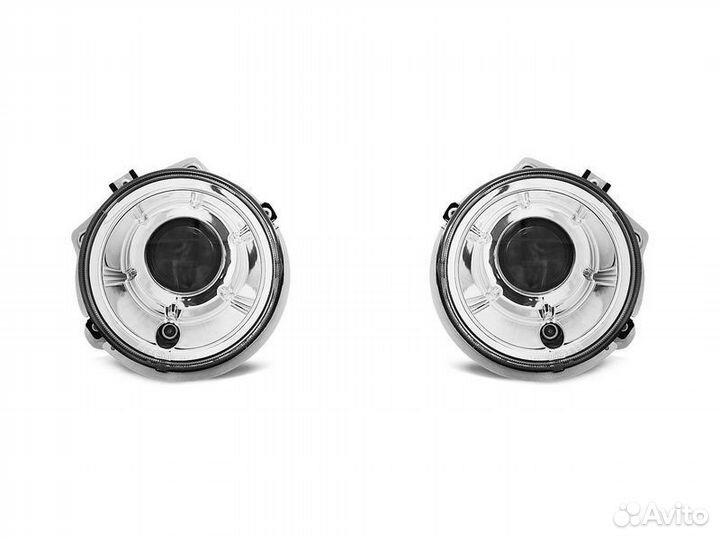 Комплект фар mercedes gelendwagen 463 H7 хром