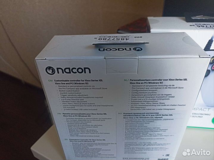 Геймпад xbox/pc nacon pro compact