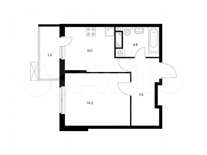 1-к. квартира, 37,9 м², 11/24 эт.