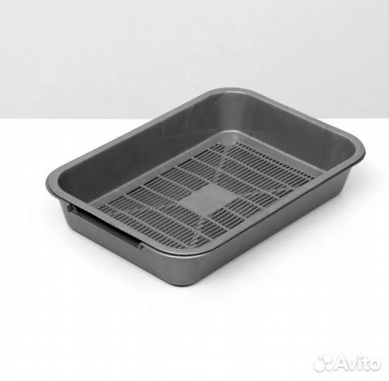 Лоток для кошек с сеткой. Новый