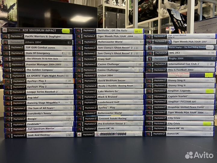 Диски на PlayStation 2