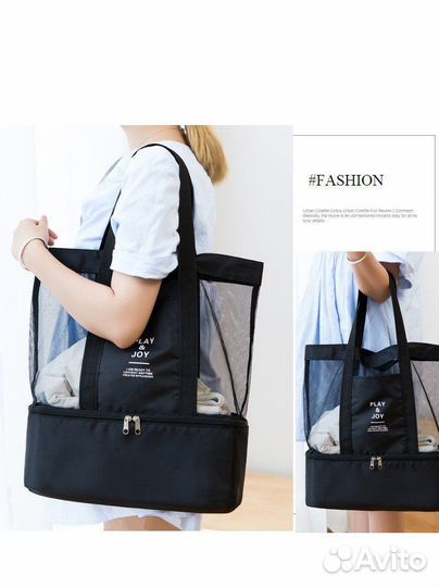 Сумка женская пляжная сумка термосумка