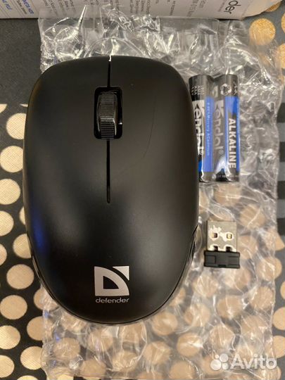 Компактная мышь беспроводная Defender MM-015 nano