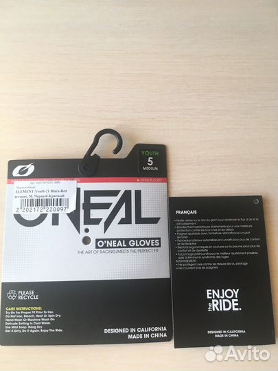 Перчатки детские для вело-мотокросса O'neal