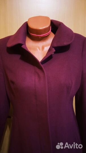 Пальто полушерстяное 46
