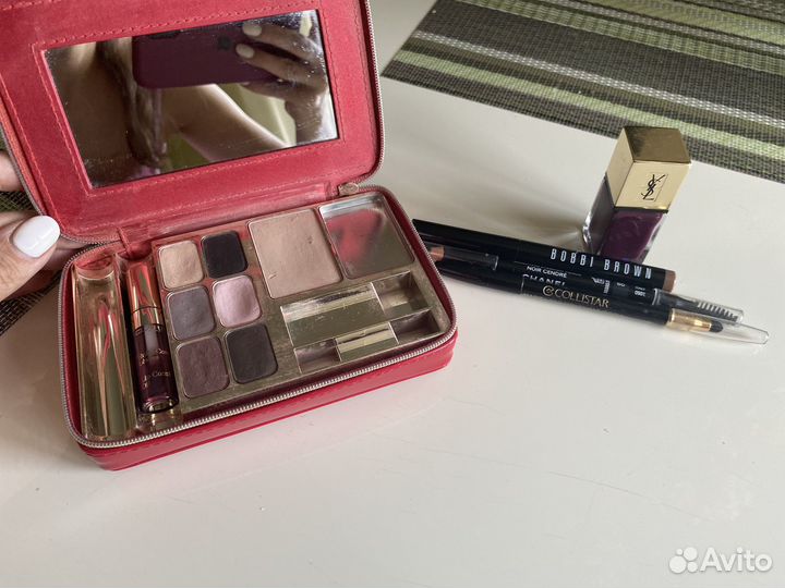 Chanel Clarins Bobby Brown косметика набор