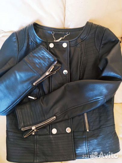 Куртка кожаная женская размер 42-44