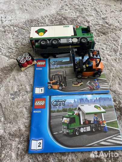 Lego City 60020 Грузовик и погрузчик