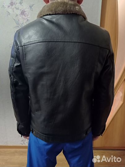Кожаная куртка мужская