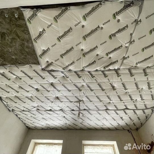 Звукоизоляция потолка