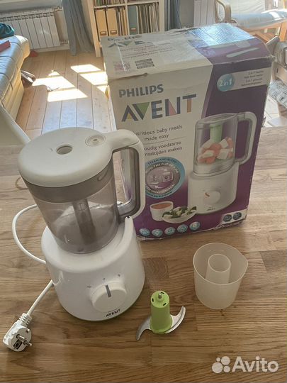 Пароварка-блендер Philips Avent, 2 в 1, малышу