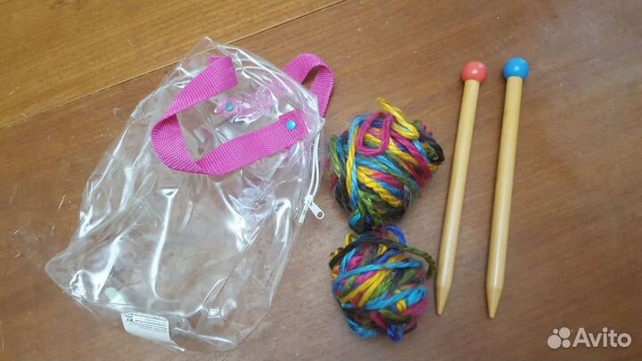 Ванна с куклой,водная ракушка,набор для вязания