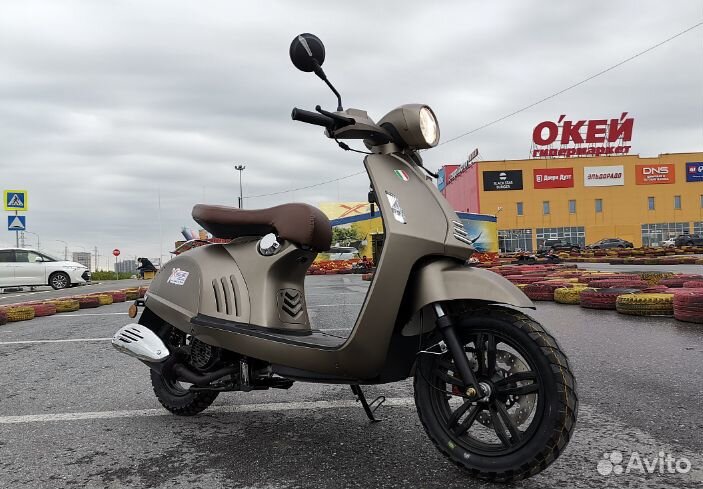 Скутер promax milan 200(49) серый