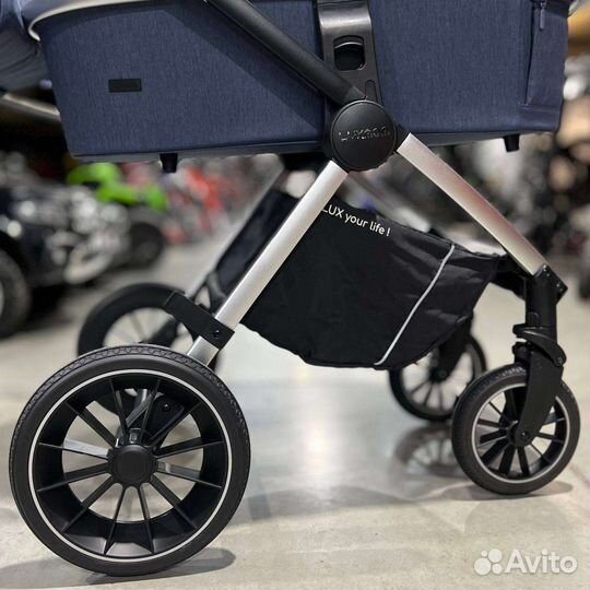 Luxmom 750 (carello optima) 3в1 синий