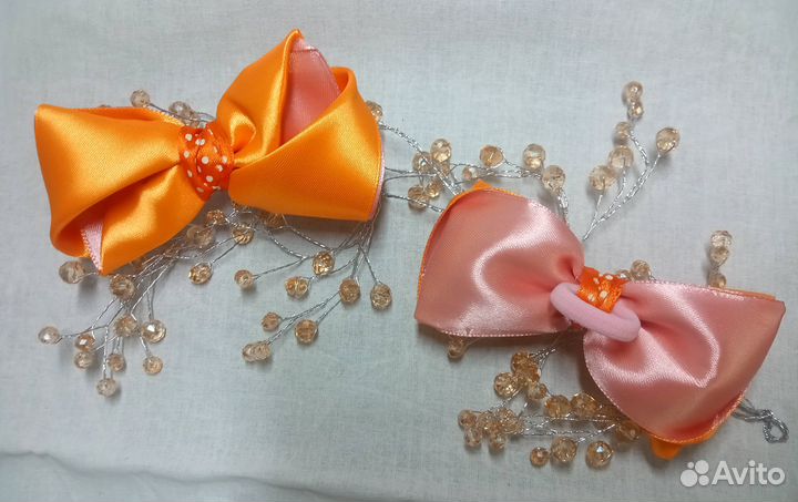 Набор Бантиков из 4 шт ручной работы
