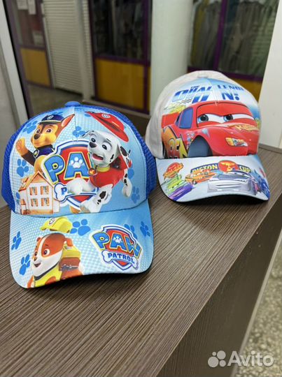 Кепка бейсболка детская новая 2 штуки