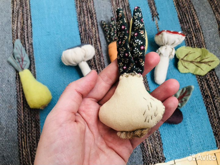 Развивающие игрушки фрукты-овощи ручная работа