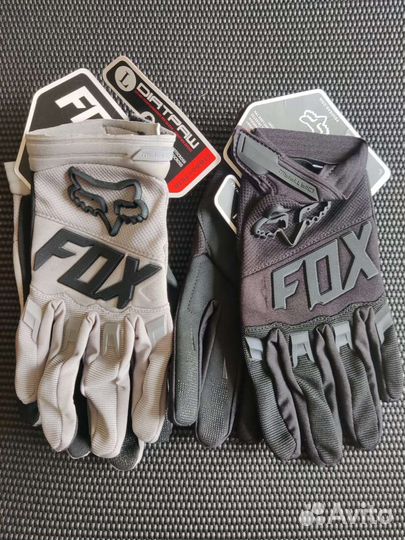 Fox перчатки, только серые