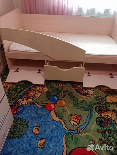 Детская кровать от 3 лет с матрасом
