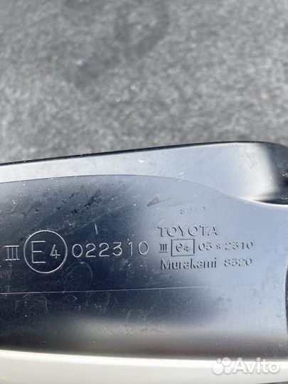 Левое боковое зеркало Toyota Corolla e 150