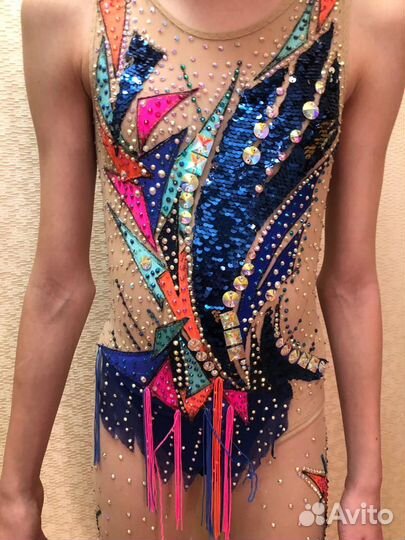 Костюм для художественной гимнастики 134-146