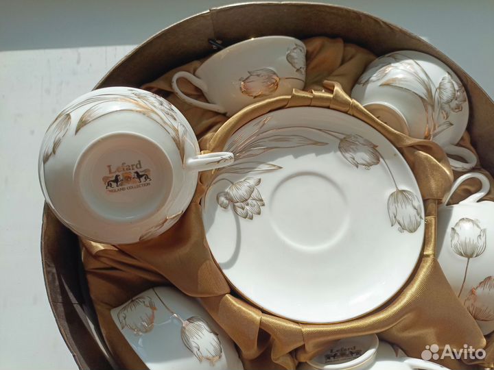 Фарфоровый чайный набор Lefard(12предметов)