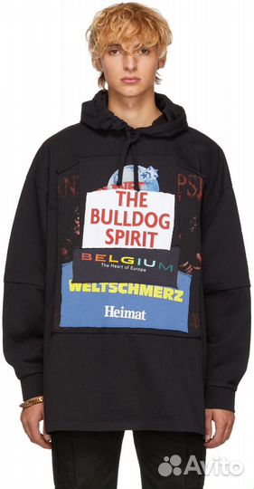Vetements the buldog spirit patchwork оригинал