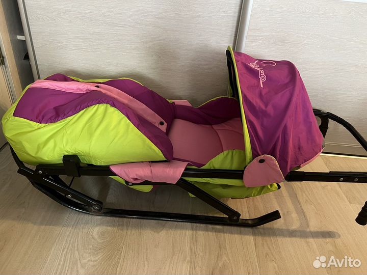 Санки -коляска скользяшки