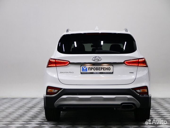 Hyundai Santa Fe 2.4 AT, 2019, 90 588 км