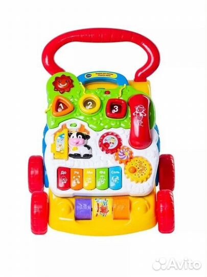 Ходунки каталка детские Первые шаги Vtech