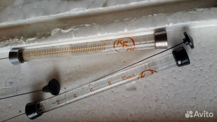 Микрошприц для вэжх 10 мкл СССР